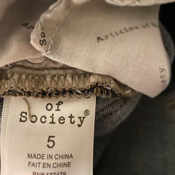 ARTICLES OF SOCIETY denim jeans 5 - Picture 5 of 5
